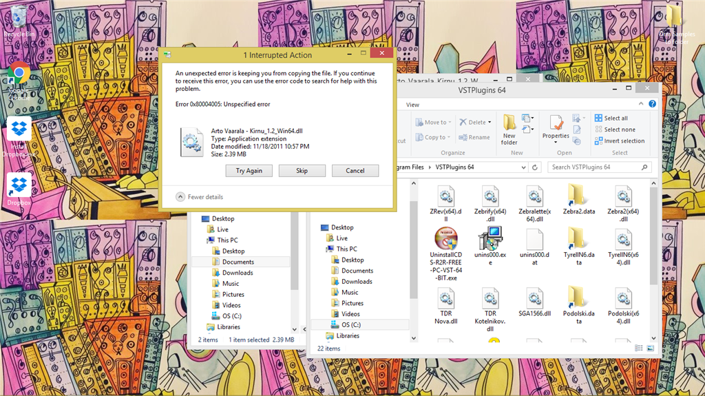 Error when copying files to another folder. - Microsoft Q&A
