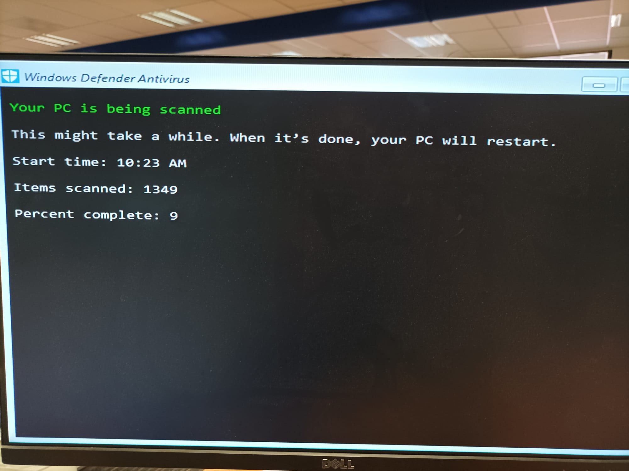Windows Defender Offline Scan Threat History empty - Microsoft Q&A