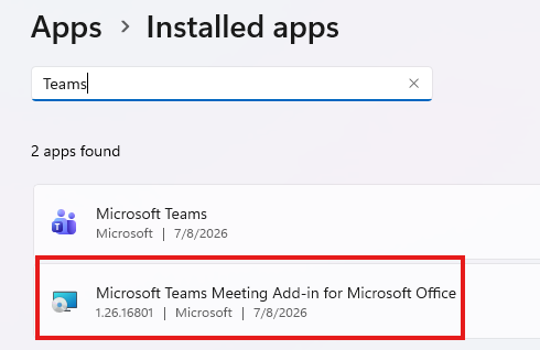 Teams meeting missing from classic outlook calendar - Microsoft Q&A