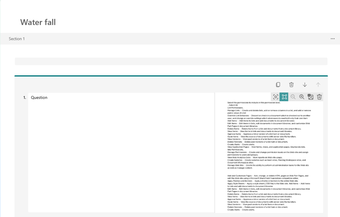 Cannot enlarge image in question in Forms - Microsoft Q&A