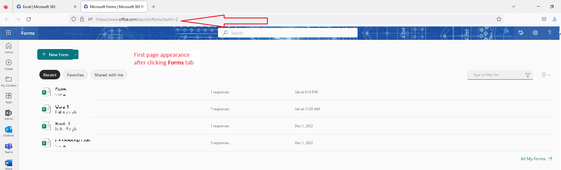 Where did the Collection button go in Microsoft Forms? - Microsoft Q&A