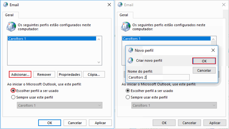 Outlook 2010 - Não envia/recebe e-mails (X vermelho no ícone