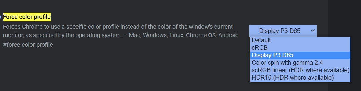 新版Edge88，在flags/#force-color-profile选择HDR10后启动白屏 - Microsoft Q&A
