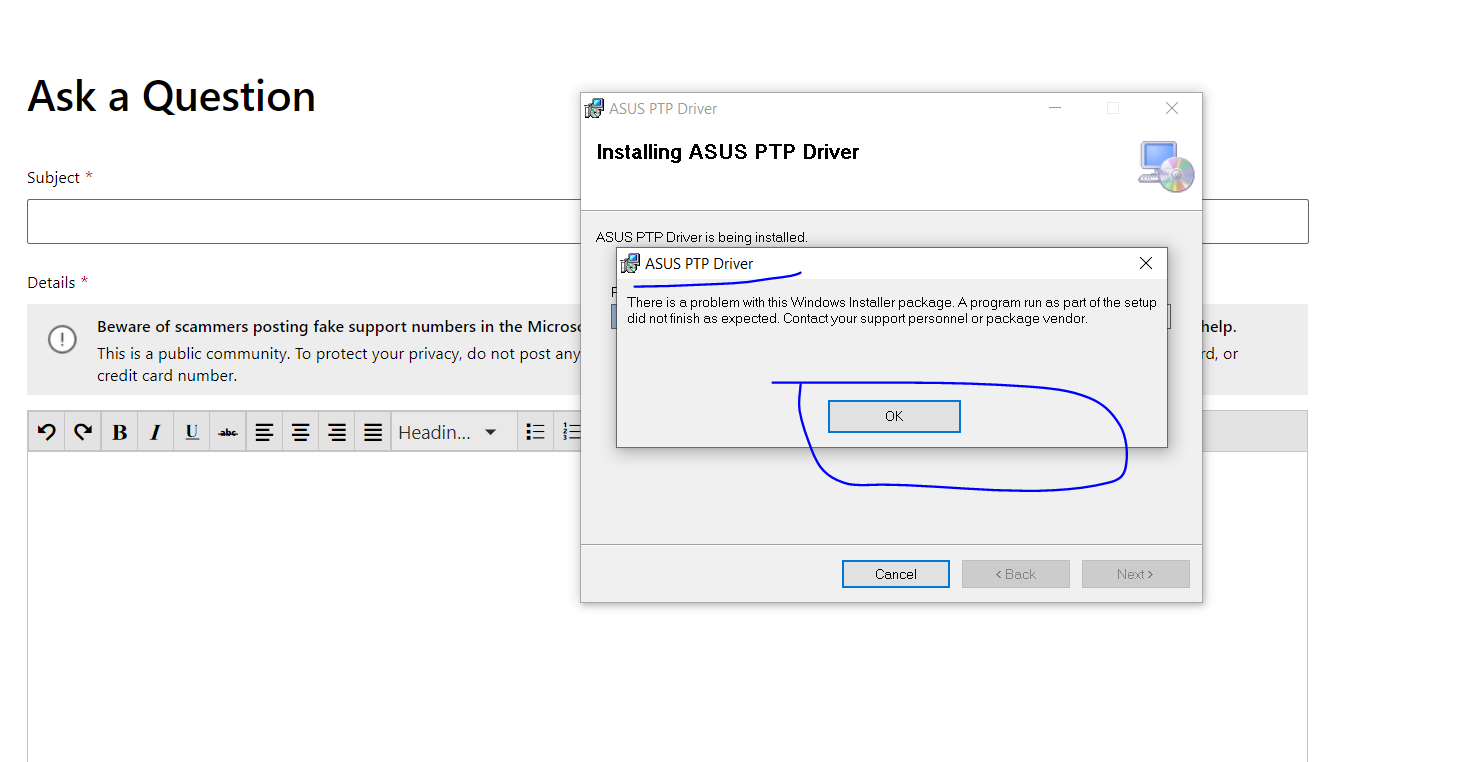 Windows installer issue - Microsoft Q&A
