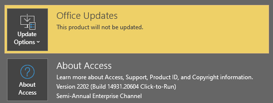 Access error when exporting to Excel: the visual basic code contains a ...