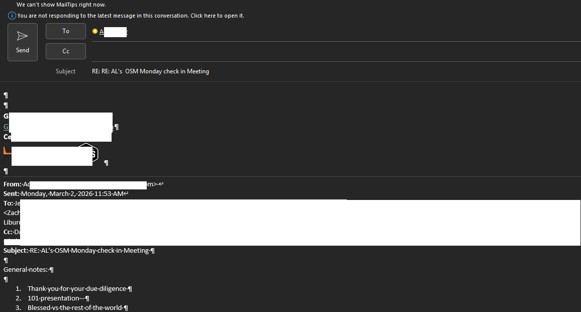 How do I restore my default format when writing emails? Accidentally ...