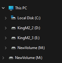 External HDD larger than 1TB not recognize under Windows 11