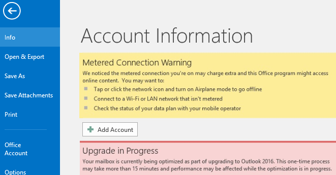 my email says metered network warning how do I fix it? - Microsoft Q&A