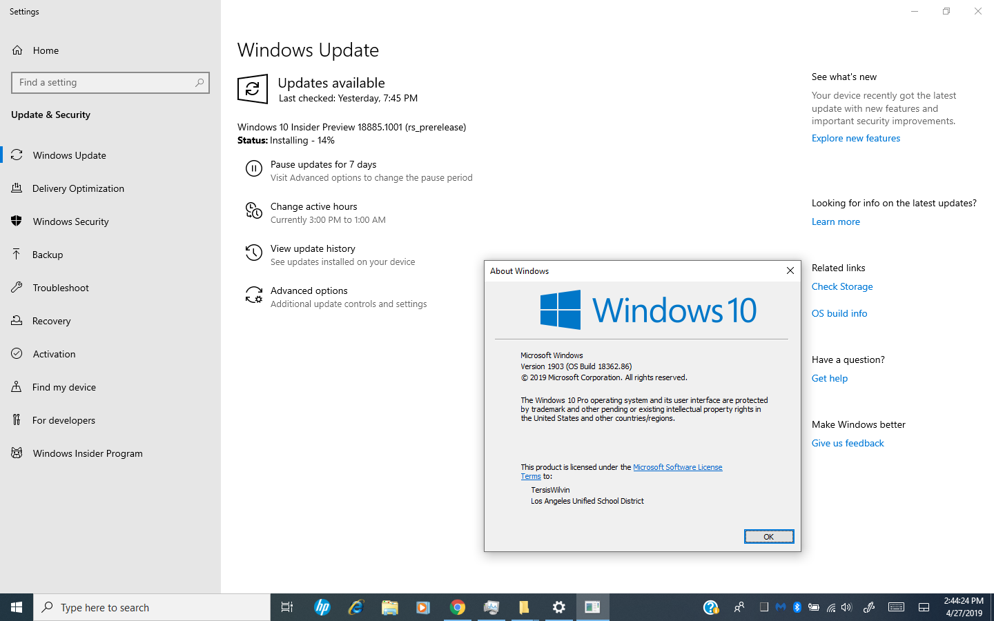 Windows update is stuck on 14% - Microsoft Q&A
