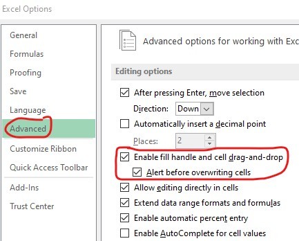 auto-fill option - Microsoft Q&A