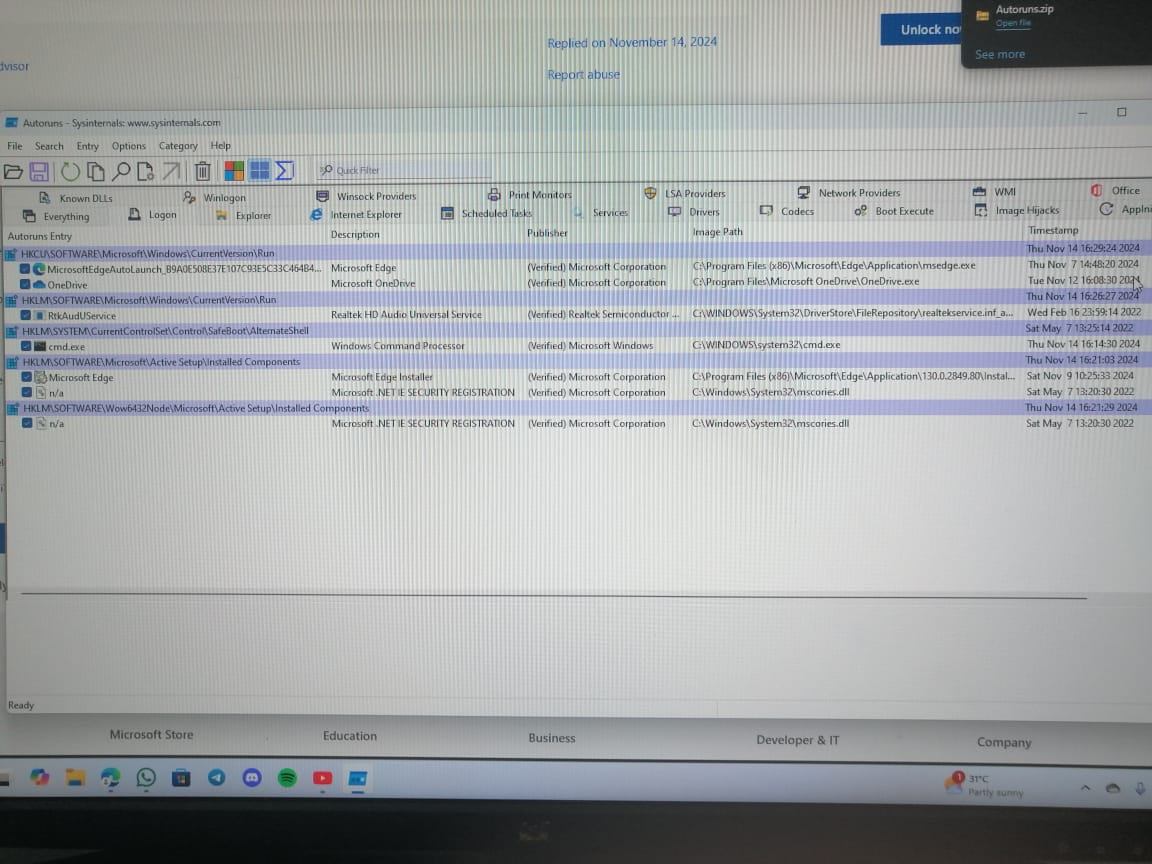 error keeps popping up where it says Windows can't find C:\Users\Ms ...