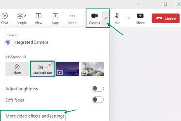 the standard Teams background are not appearing in Teams - Microsoft Q&A