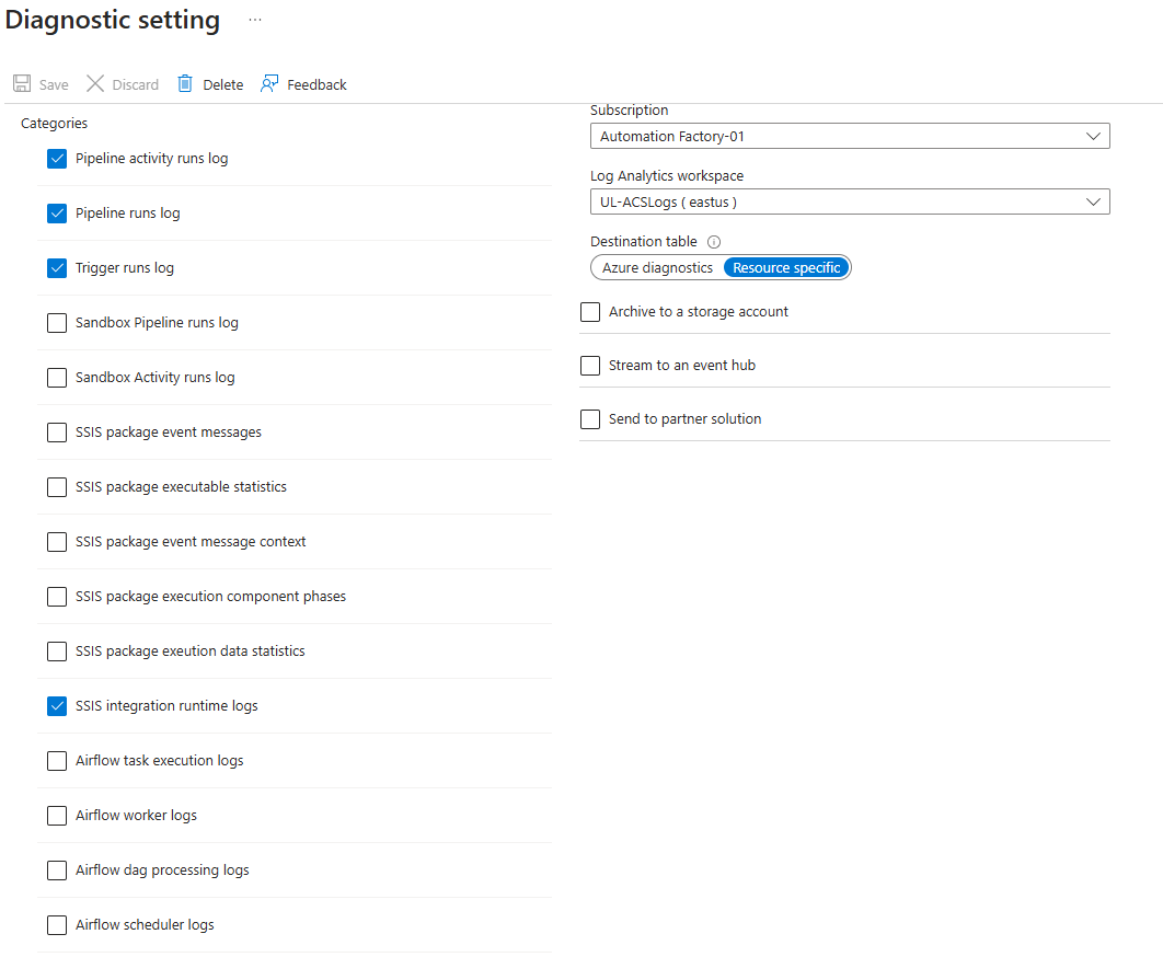 Help Needed with Analyzing Azure Data Factory Logs and Metrics ...