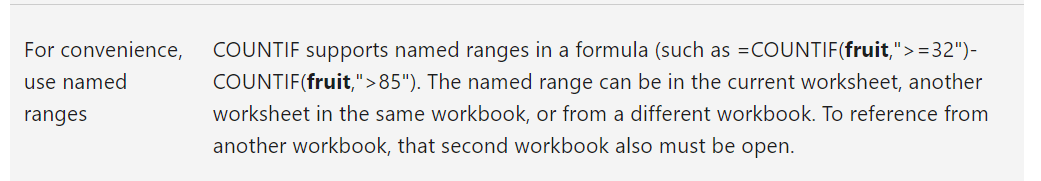 Issue counting cells containing text using COUNTIF - Microsoft Q&A