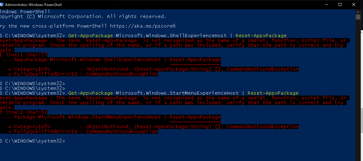 Windows Start Menu and settings not working after update - Microsoft Q&A