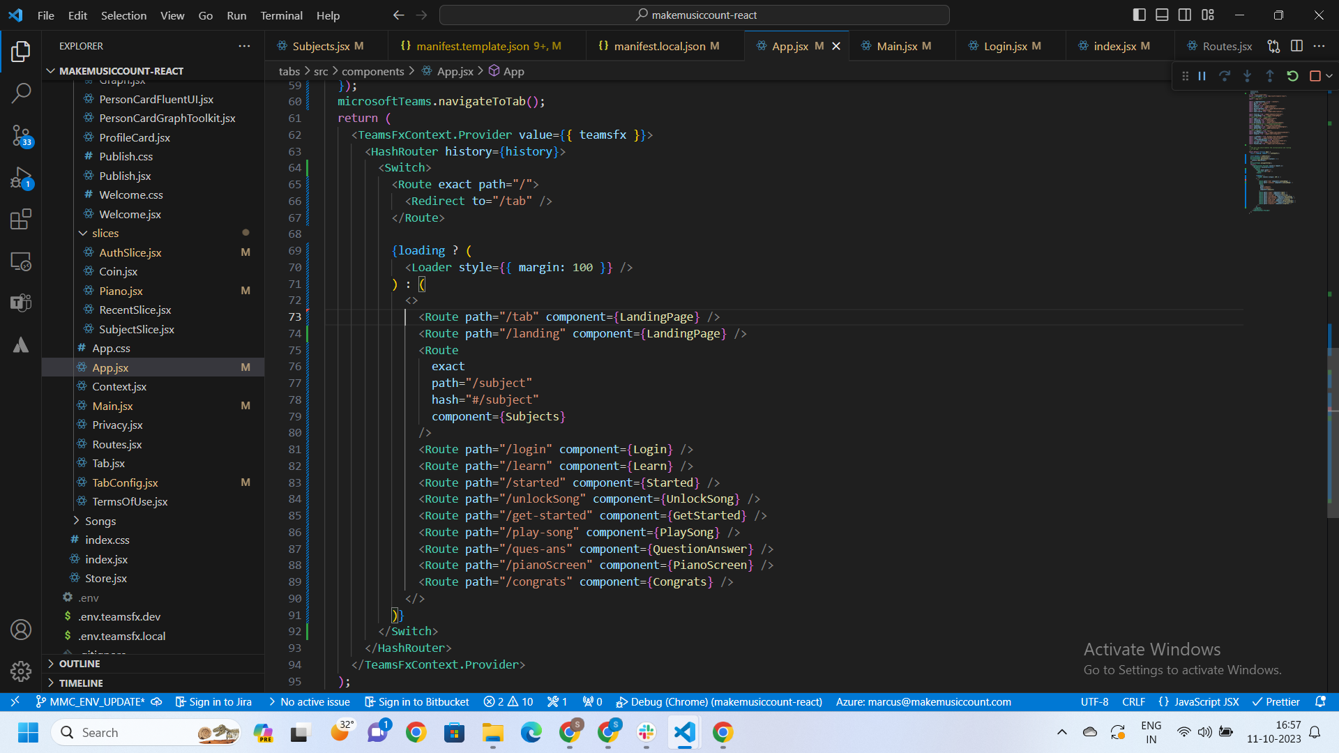 tab navigation is not working in my teams tab application - Microsoft Q&A