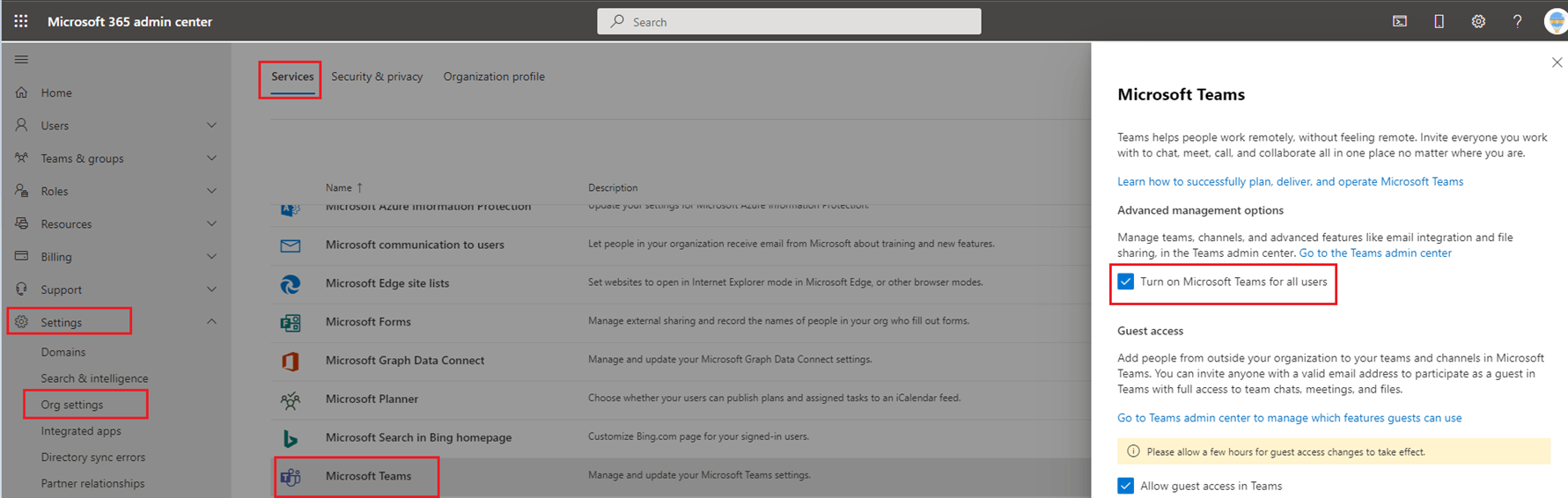 "You're missing out! Ask your admin to enable Microsoft Teams for ...