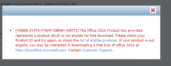 Downloading Project Professional 2010 - Microsoft Q&A