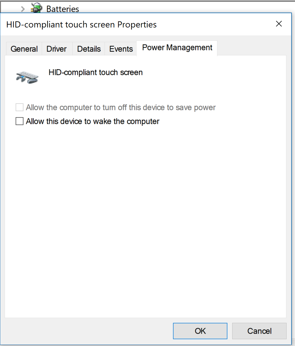 touch screen drivers disappear after sleep mode - Microsoft Q&A