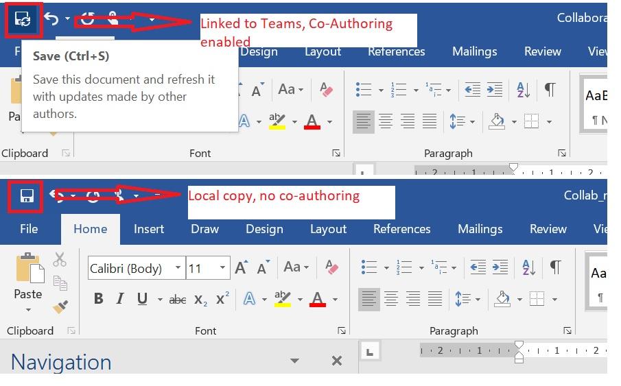 MS Teams collaborative document not updating on desktop - but working ...