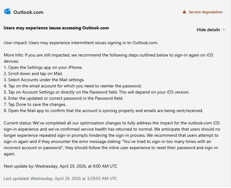 Repeated “too many incorrect sign-in attempts” on Microsoft account ...