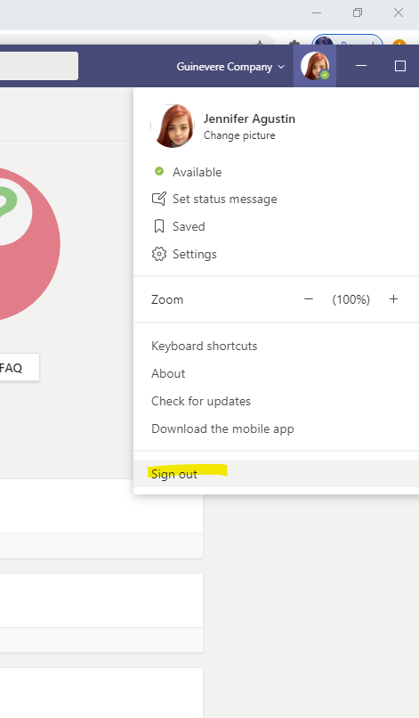 Switching between accounts in MS Teams - Microsoft Q&A