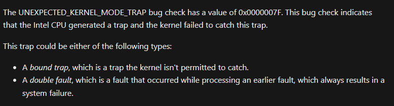 Event ID 1001 Bugcheck 0x0000007f - Microsoft Q&A