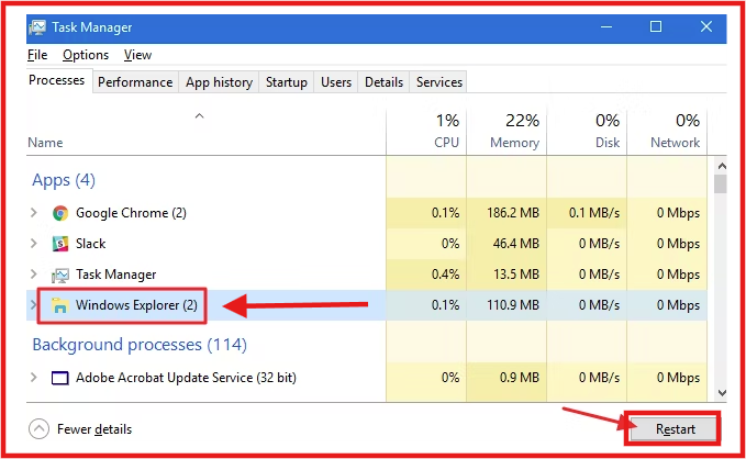 Settings taskbar button not working - Microsoft Q&A