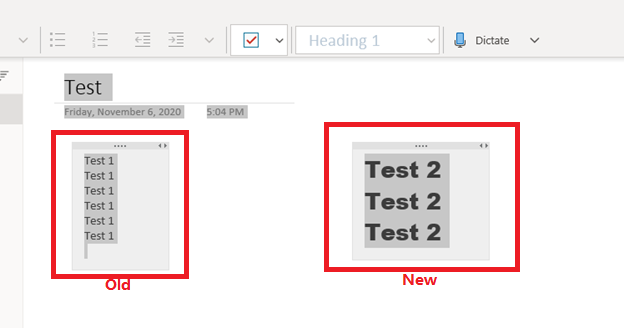 One Note Formatting issues. - Microsoft Q&A