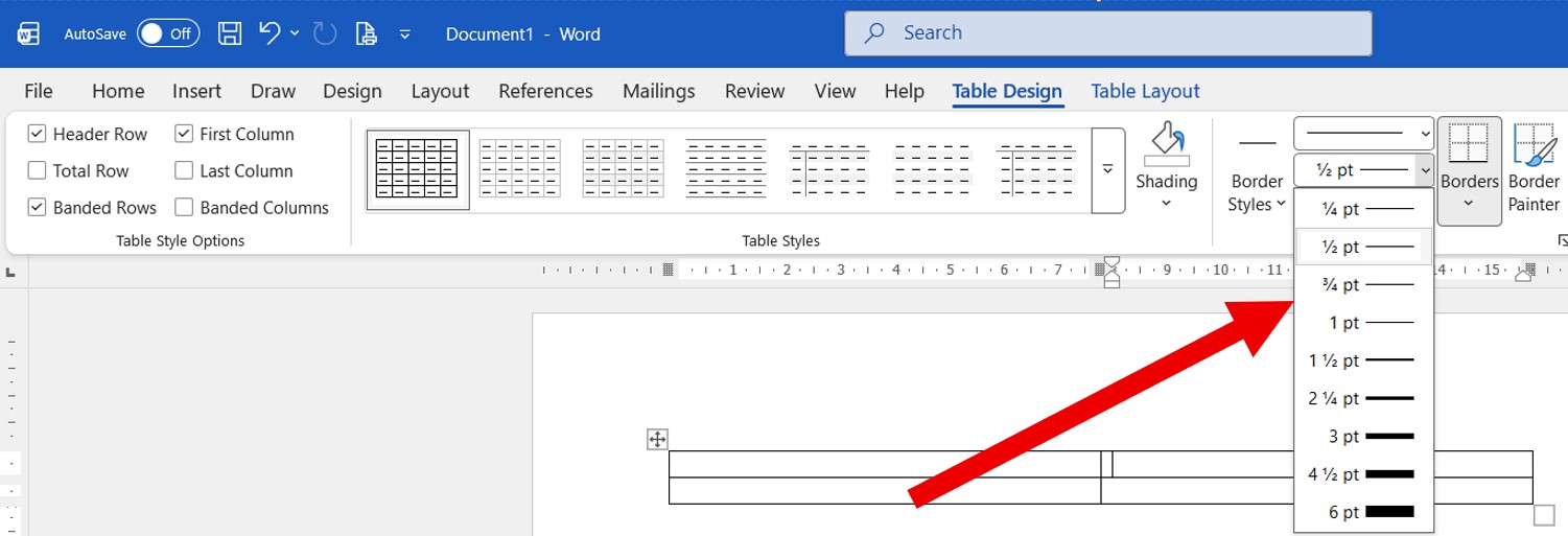 Excel - border line - weight / thickness - Microsoft Q&A