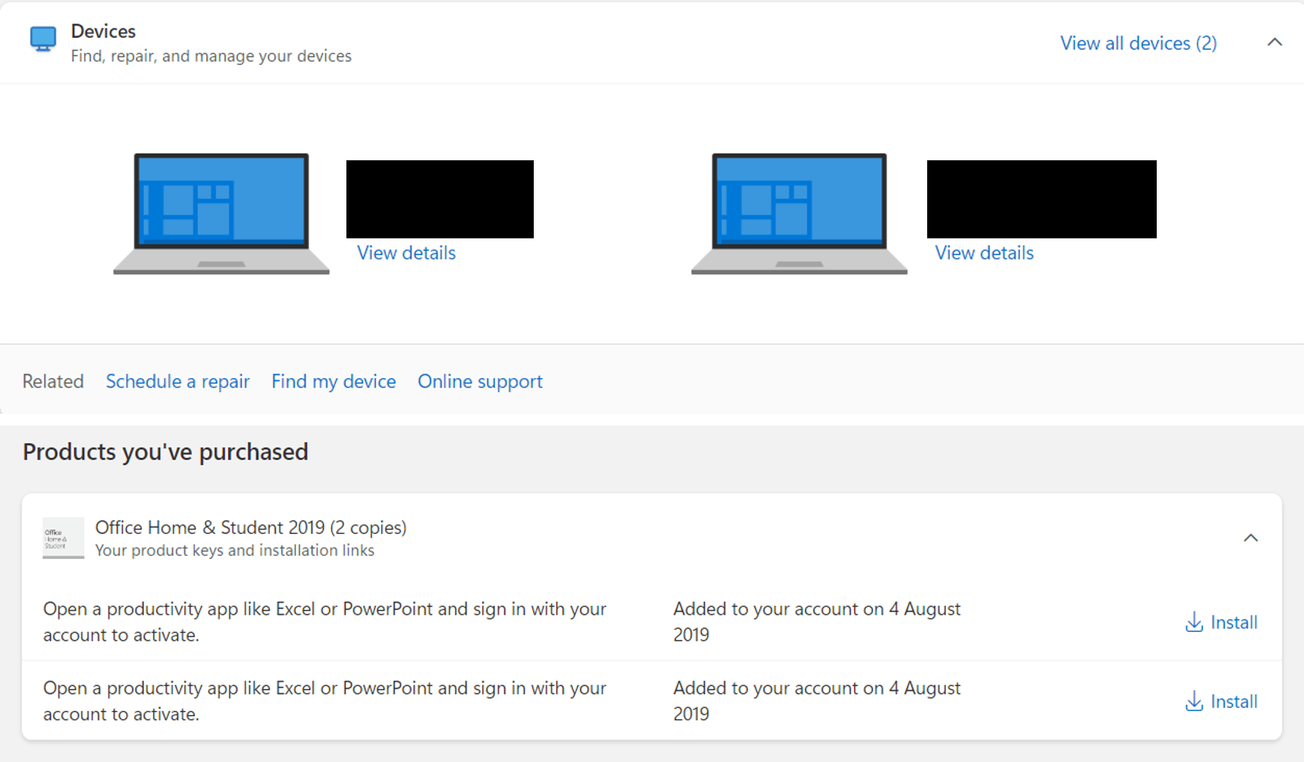 Can't activate license key after formatting device - Microsoft Q&A
