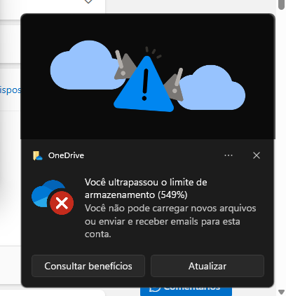 OneDrive saying I'm using 550% of the storage - Microsoft Q&A
