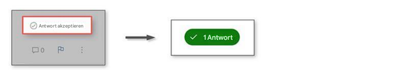 Antwort akzeptieren01 Antwort