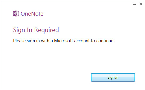 Can't sign into Microsoft OneNote 2013 - Microsoft Q&A
