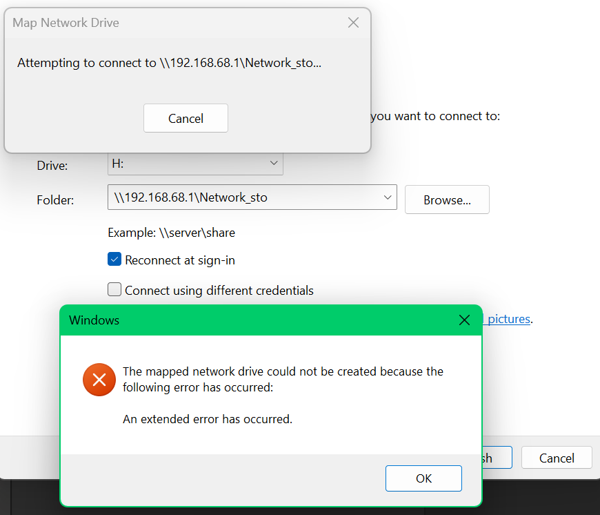 Why is mapping my network drive (USB attached to router) SOO hard ...