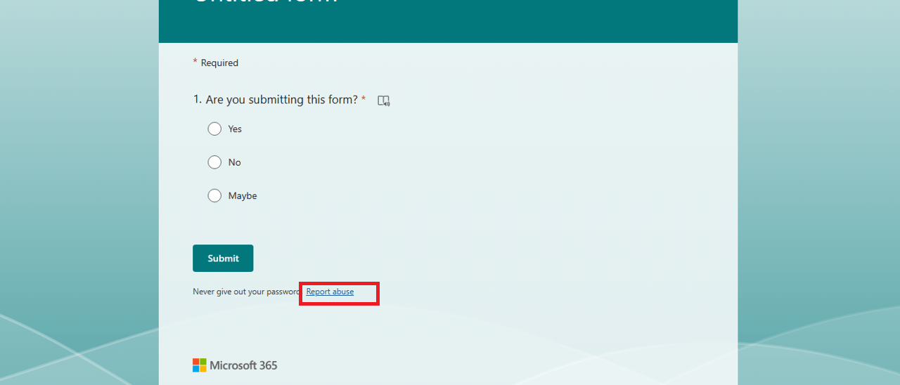 Feedback form doesn't reload when you press back: - Microsoft Q&A