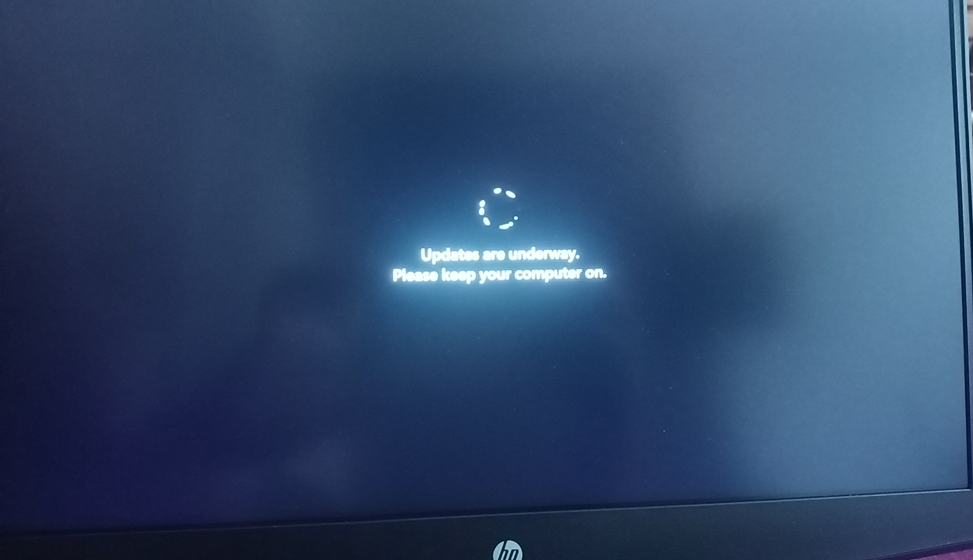 I am tired of this updates are underway way - Microsoft Q&A