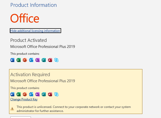Delete extra copy of office 2019 - Microsoft Q&A