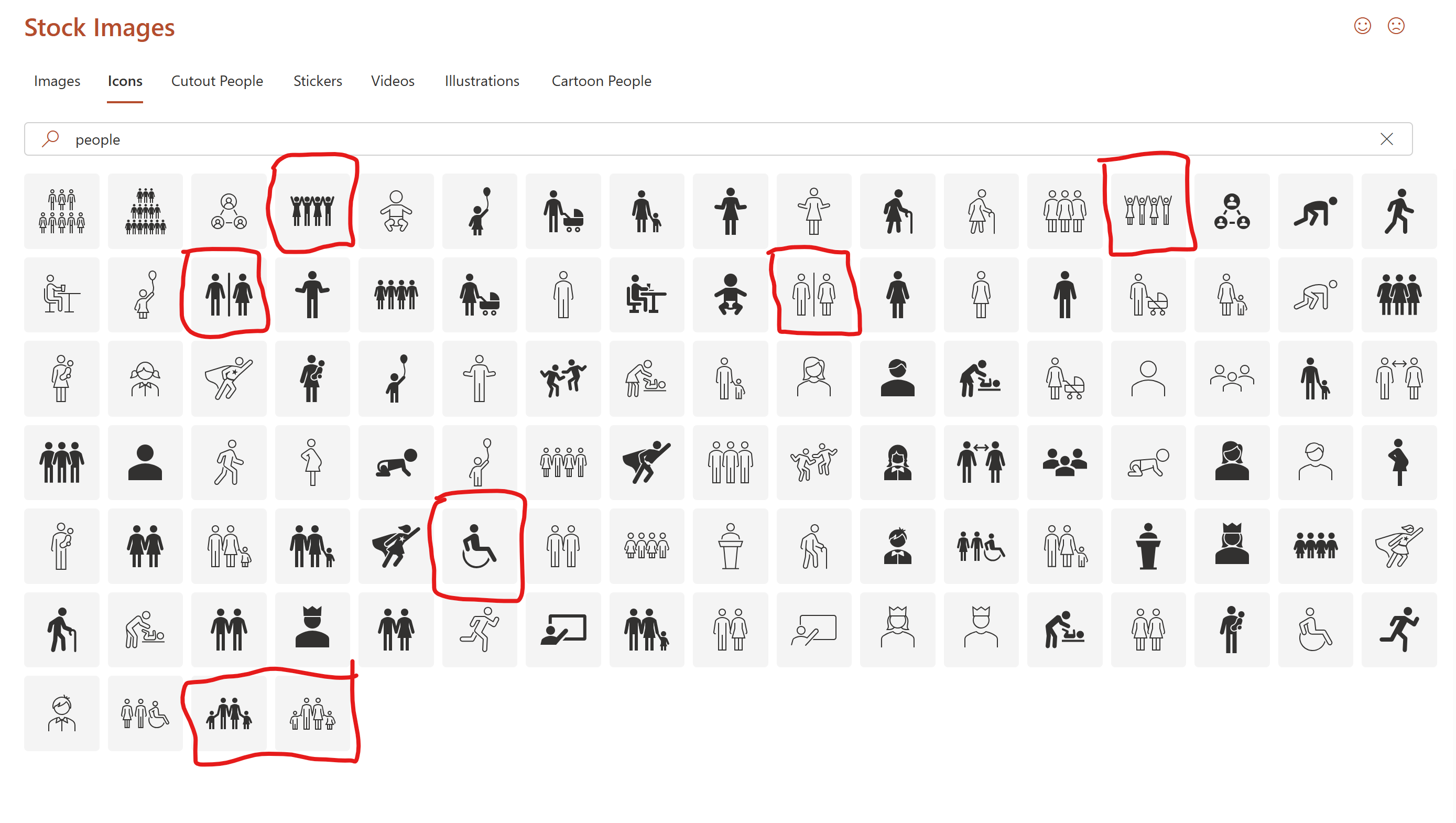 More Inclusive Icon Library in PowerPoint? - Microsoft Q&A