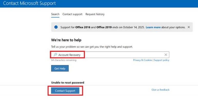 I cannot to access my e-mail with telephone loss and account was lock ...