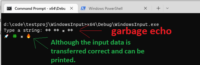 ReadConsoleW_garbage_echo