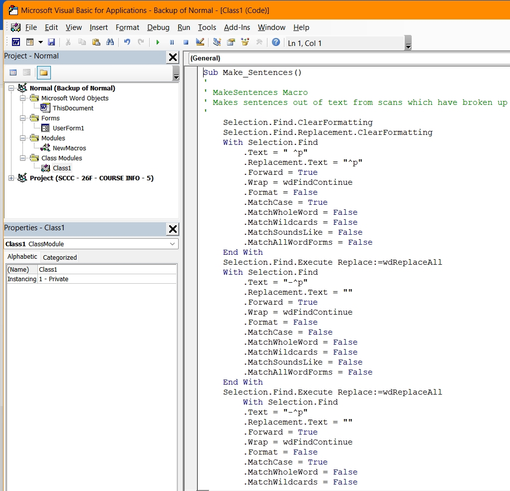 How do I make macros all save in one, reliable plac…
