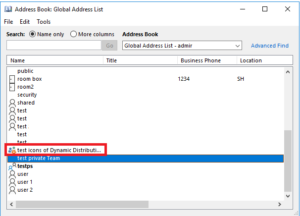 What does this icon next to the email Group of which a contact is a ...