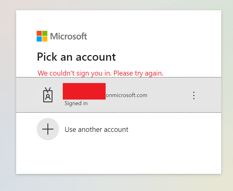 Issue with Login to My OneDrive Account - Microsoft Q&A