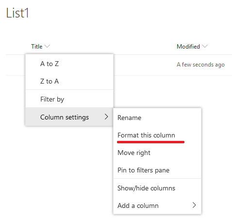 Format text color SharePoint Online List - Microsoft Q&A