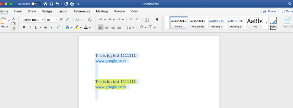 Selected text not highlighted - Microsoft Q&A