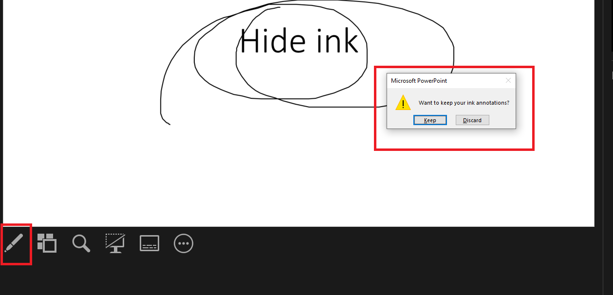 Office 365 Powerpoint Hide Ink Menu not showing up - Microsoft Q&A