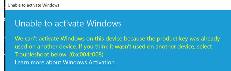 windows 10 activation - Microsoft Q&A