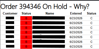 OOH - Status B