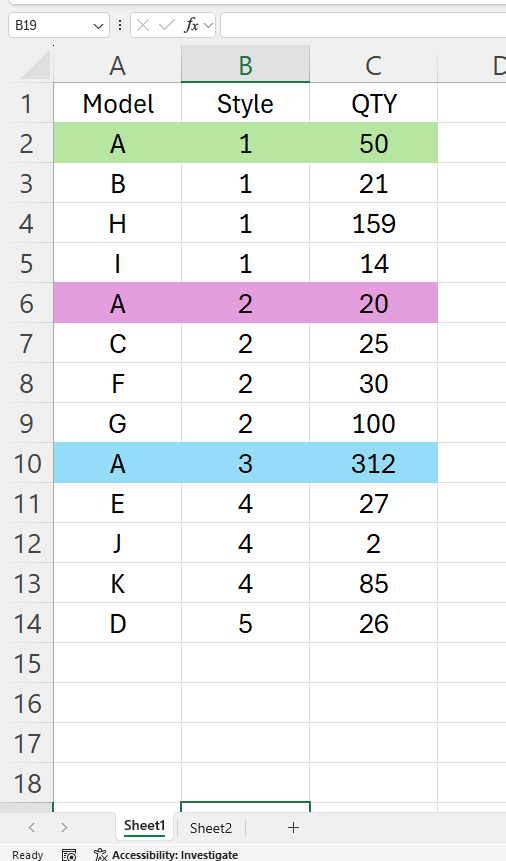Writing a formula that checks two columns and if correct returns ...